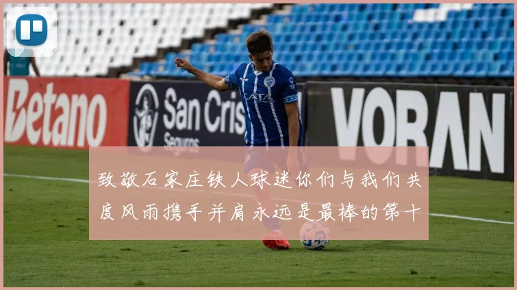致敬石家庄铁人球迷你们与我们共度风雨携手并肩永远是最棒的第十二人