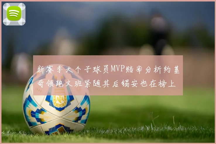 新赛季大个子球员MVP赔率分析约基奇领跑文班紧随其后锡安也在榜上